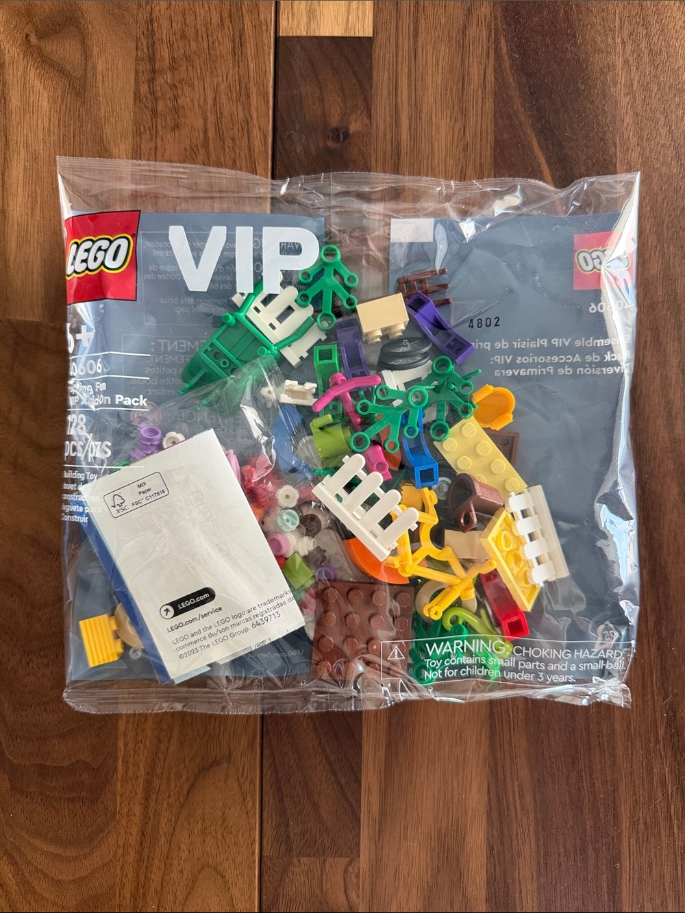 Lego VIP Mixed Green White Yellow Purple and Brown Accessory Pack x 3